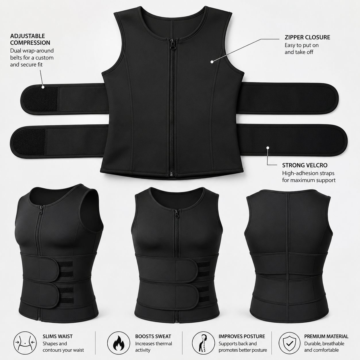 Body Shaper Pro™ Compression Vest