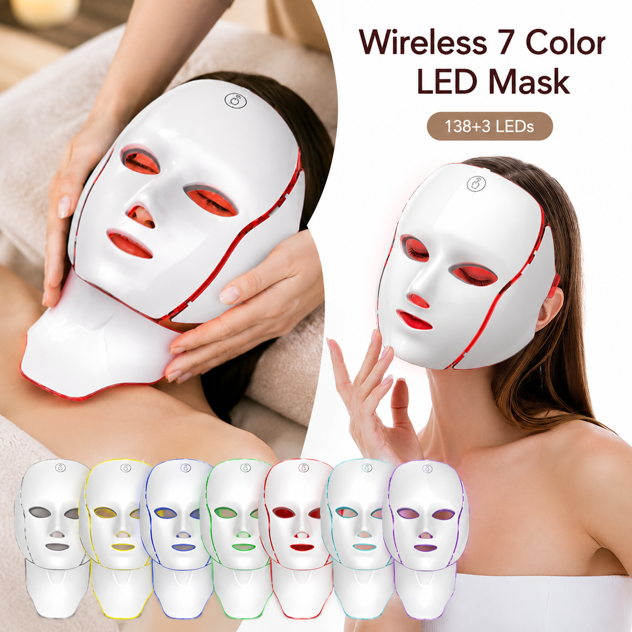 DermaGlow™ LED Therapy Mask