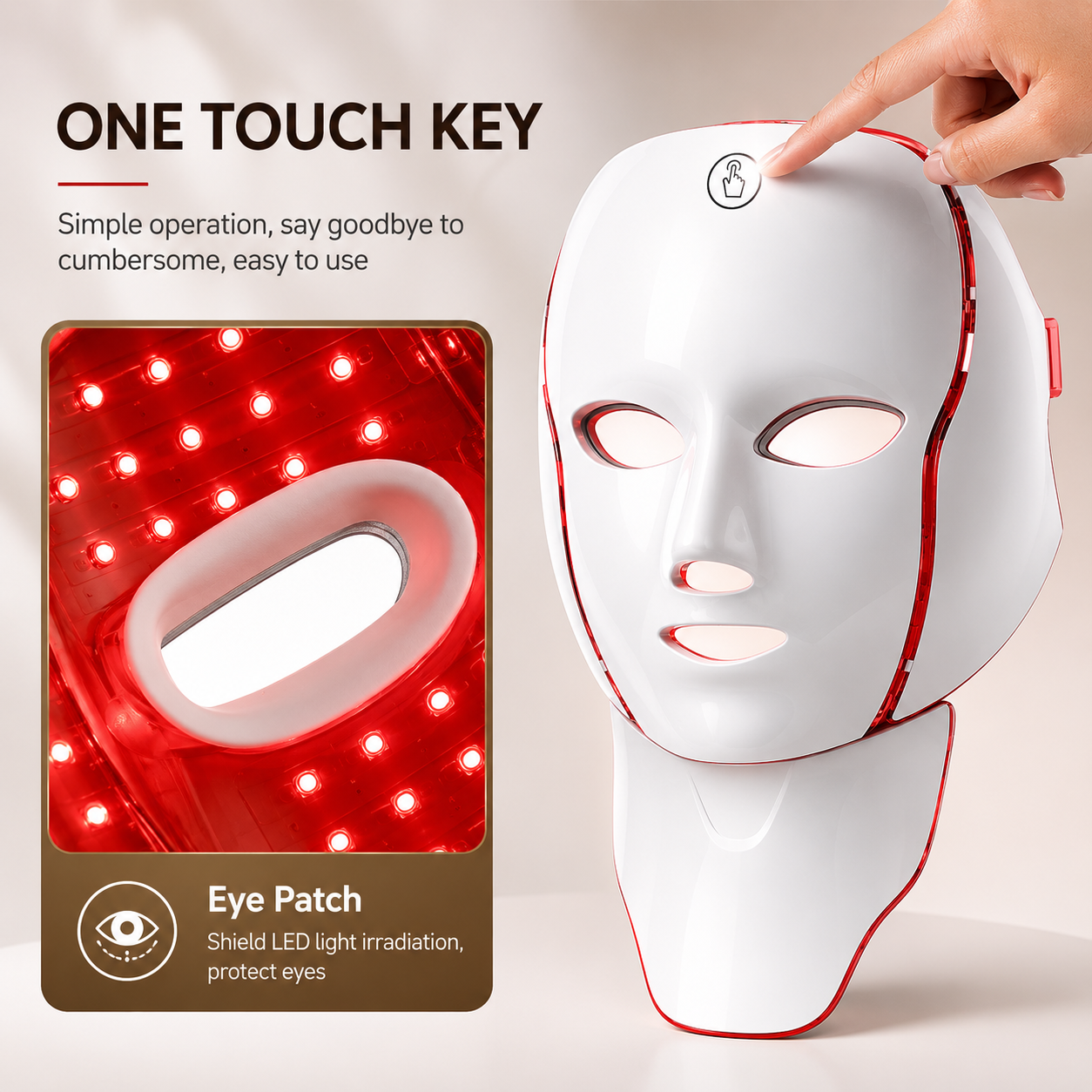 DermaGlow™ LED Therapy Mask