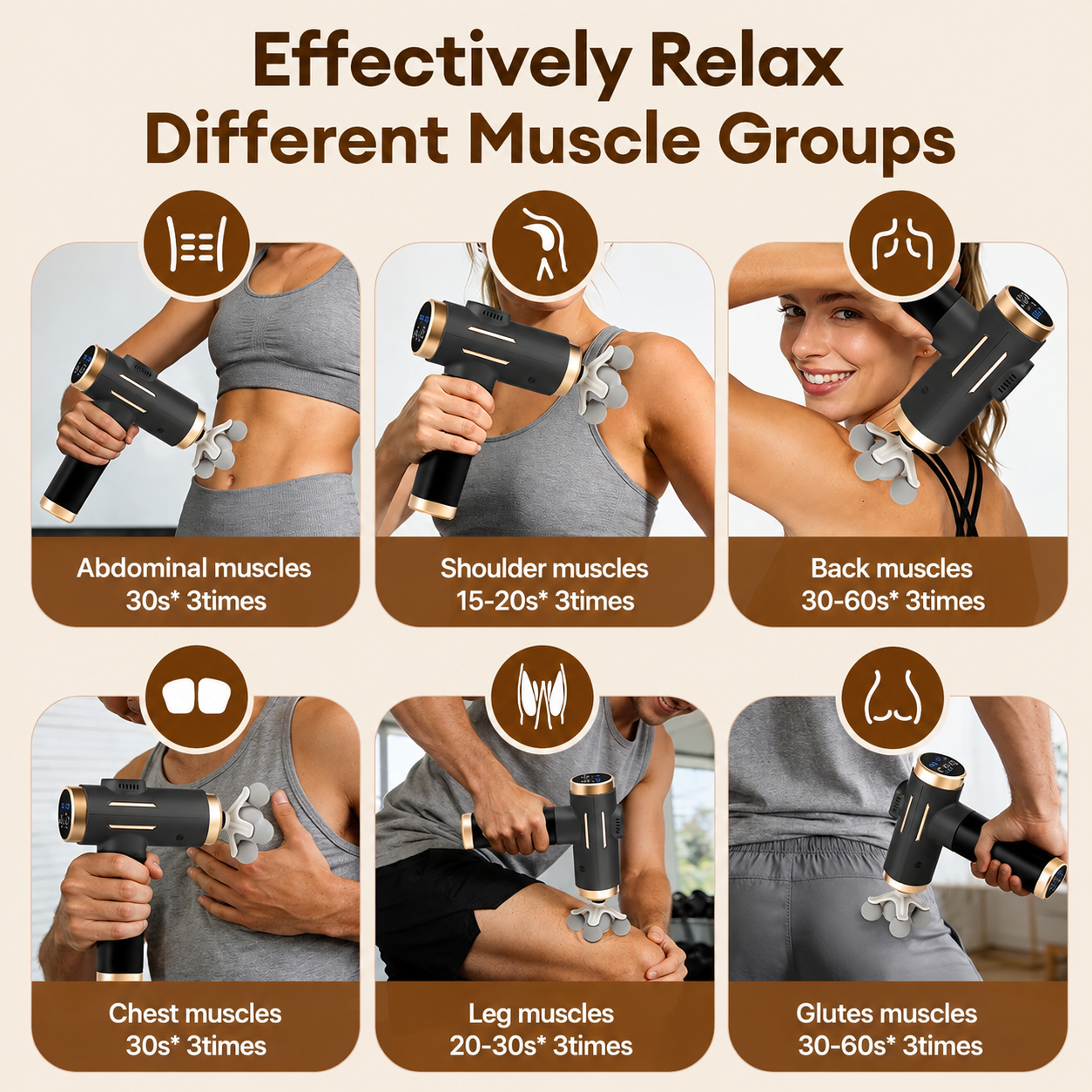 RecoveryPulse™ Massage Gun